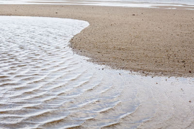 Close-up of sandy beach