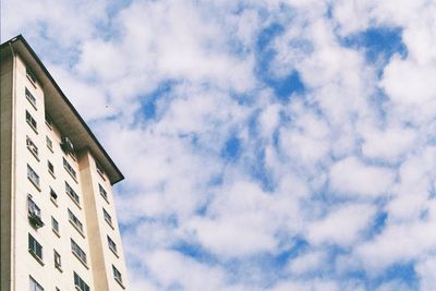 Low angle view of building against sky