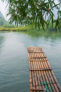 Scenic view of river against sky