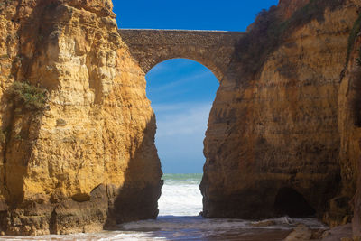 Rock formations at seaside