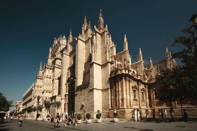 The cathedral of sevilla, church, architecure, religion.