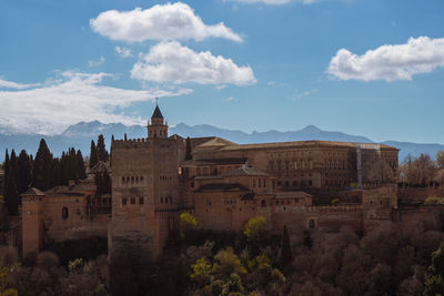 Alhambra in granada, spain. the eighth wonder. 