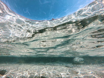 Full frame shot of swimming pool