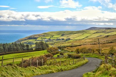 Scenic view of landscape against sky