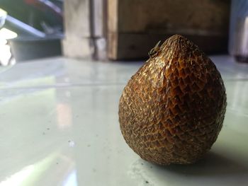 Close-up of fruit on table