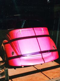 Close-up of red wall