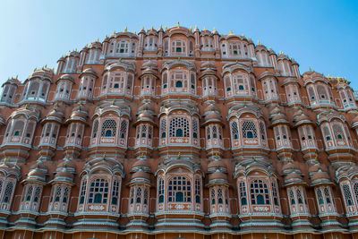 Low angle view of historic building against sky