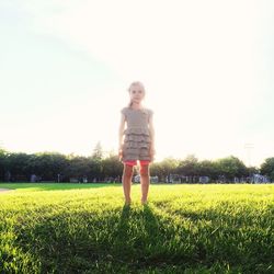 Man standing on field