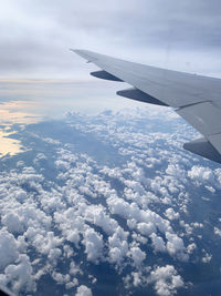 Aerial view of cloudscape against sky