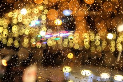 Raindrops on glass window