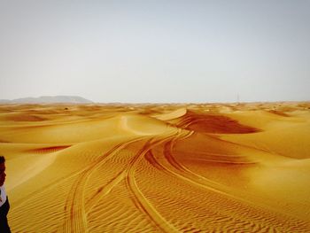 Scenic view of desert