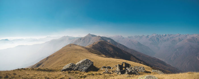 View of mountain range