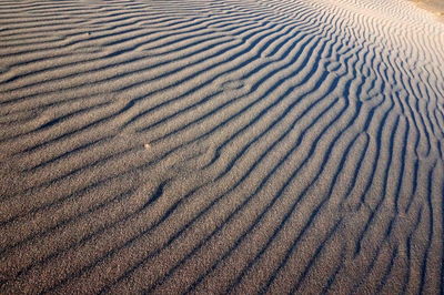 Full frame shot of sand dunes at desert