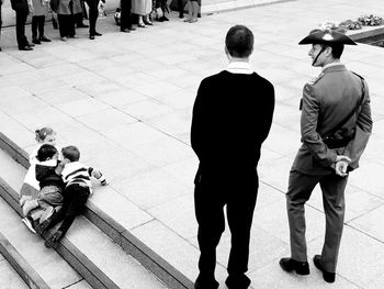 People standing in shopping mall