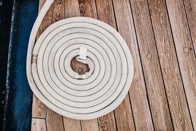 Directly above shot of wood on table