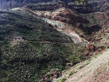 Aerial view of a valley