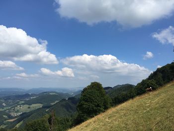 Scenic view of landscape against sky