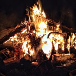 Bonfire at night