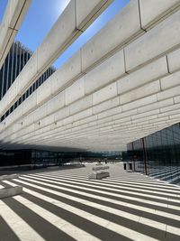 Low angle view of modern building