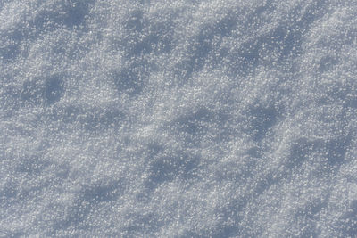 Full frame shot of snow covered land