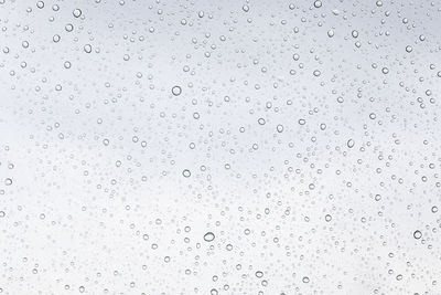 Water drops on glass window