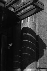 Low angle view of staircase in building