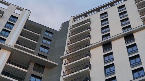 Low angle view of building against sky