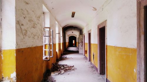 Corridor of building