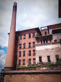 Low angle view of building against sky