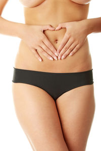 Midsection of woman