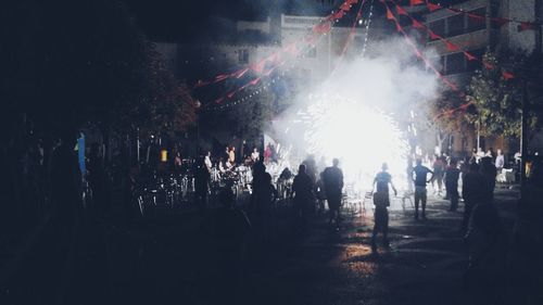 Group of people in party