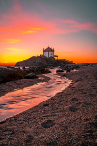 Sunset in vila nova de gaia, portugal