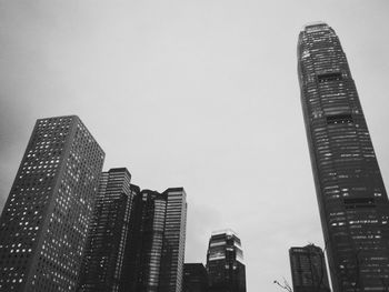 Low angle view of modern buildings