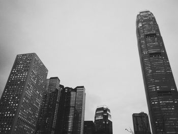 Low angle view of modern buildings