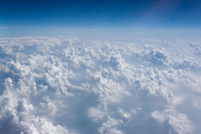 Full frame shot of clouds in sky