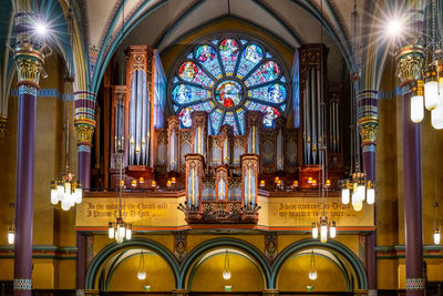 Low angle view of church