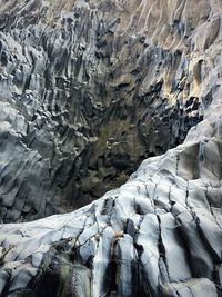 Rock formations on landscape