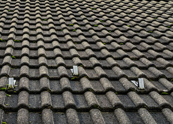 Full frame shot of roof tiles