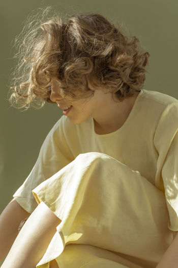 CLOSE-UP PORTRAIT OF A BOY WITH WOMAN