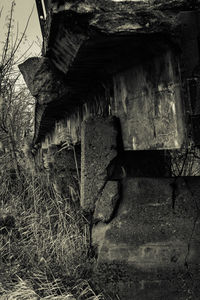 View of abandoned building