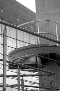 Staircase against sky