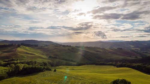 Scenic view of landscape against sky