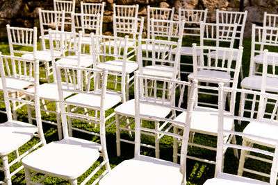 Empty chairs