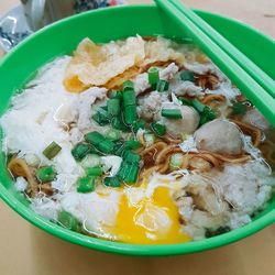 Close-up of food in bowl