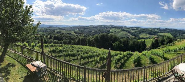 Scenic view of landscape against sky