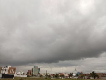 Low angle view of buildings against sky