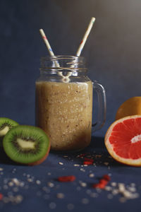 Close-up of drink on table