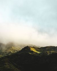 Scenic view of landscape against sky