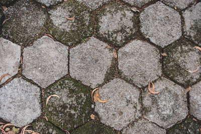 Full frame shot of stone wall