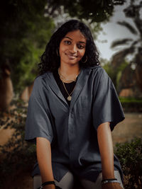 Portrait of a smiling young woman